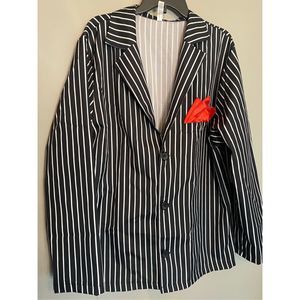 Men’s Gangster style costume.  Coat jacket.  Size xxl
